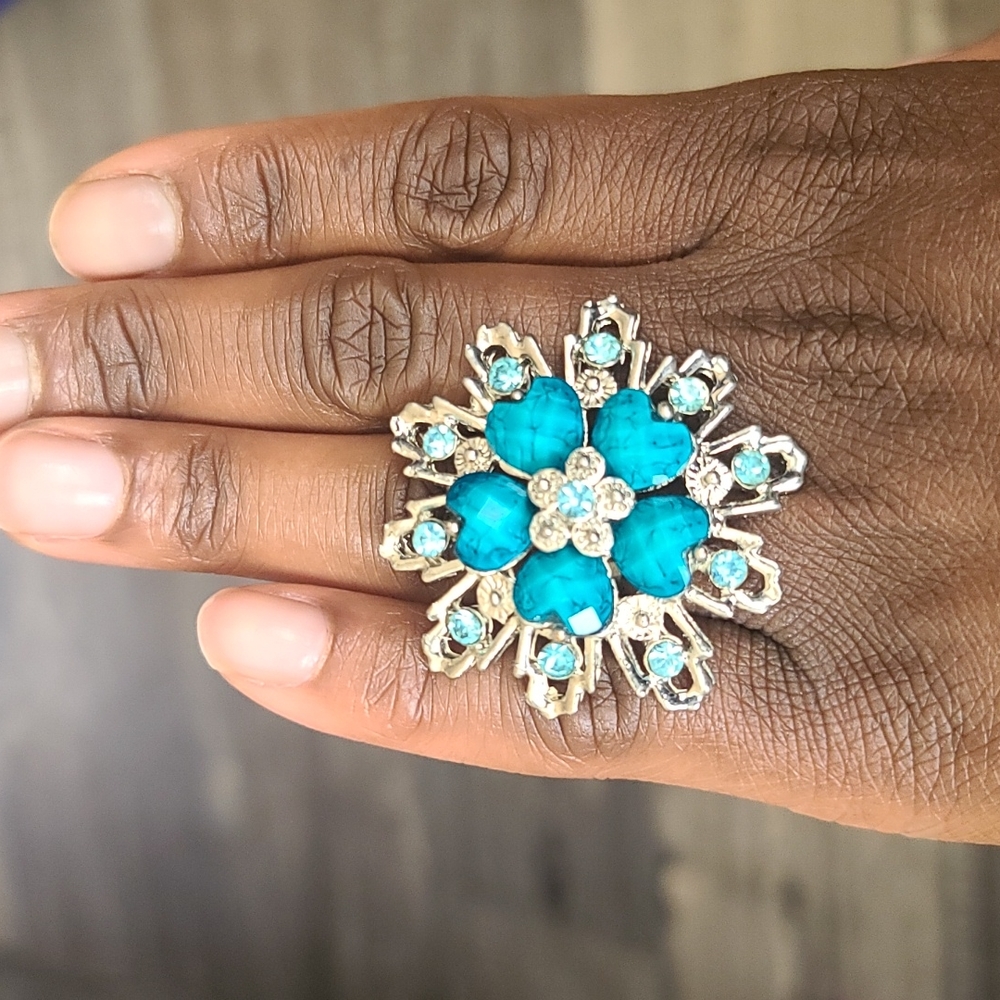 Turquoise Cocktail Ring